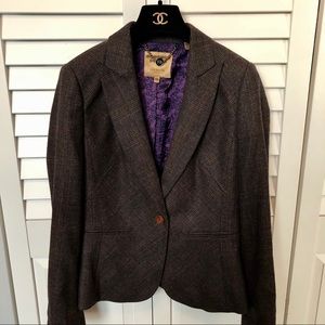 20% OFF🌟Ted Baker Wool Blend Tweed Riding Jacket